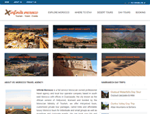 Tablet Screenshot of infinite-morocco.com